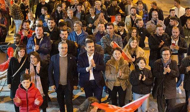 Lider Kırgöz’ün mesken ziyareti mitinge dönüştü