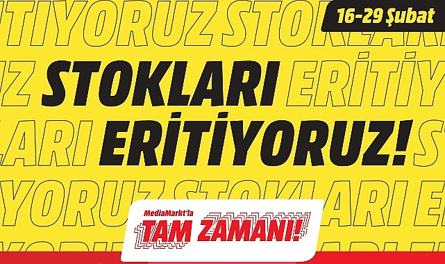 MediaMarkt’ın Stokları Eritiyoruz Kampanyası Devam Ediyor!