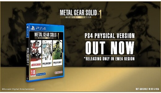 Metal Gear Solid: Master Collection Vol.1 PlayStation®4 Fizikî Sürümü Çıktı!