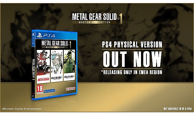 Metal Gear Solid: Master Collection Vol.1 PlayStation®4 Fizikî Sürümü Çıktı!
