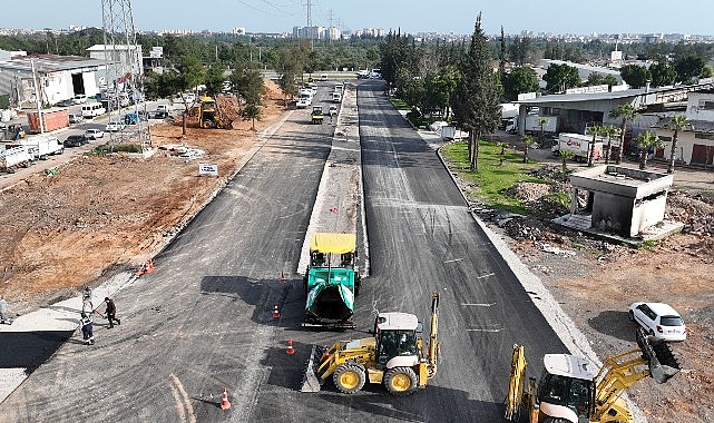 Mustafa Haşmet Caddesi’nde çalışmalarda sona gelindi