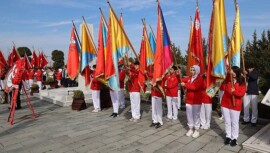 Nevşehir’de, Nevşehir’de 18 Mart Şehitleri Anma Günü ve Çanakkale Deniz Zaferi’nin 109. yılı münasebetiyle, Şehitler Parkı’nda Çelenk Sunma Merasimi yapıldı