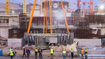 Akkuyu Ngs’nin 4’Üncü Ünitesinde Konsol Kirişi Kuruldu