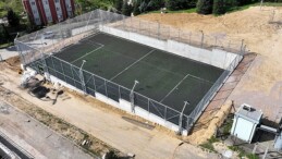 Ayazma Mahallesi futbol alanında sona gelindi