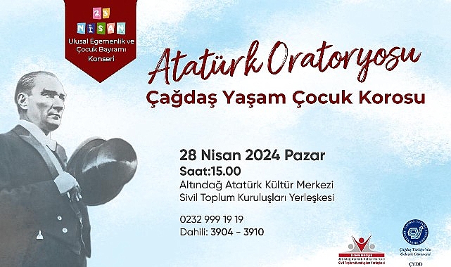 Bornova’da Atatürk Oratoryosu heyecanı