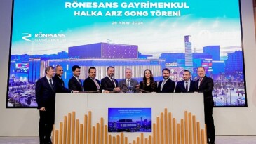Borsa İstanbul’da gong Rönesans Gayrimenkul Yatırım için çaldı