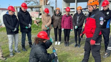 ÇORLU AKE’den Zelzelede Arama Kurtarma Eğitimi