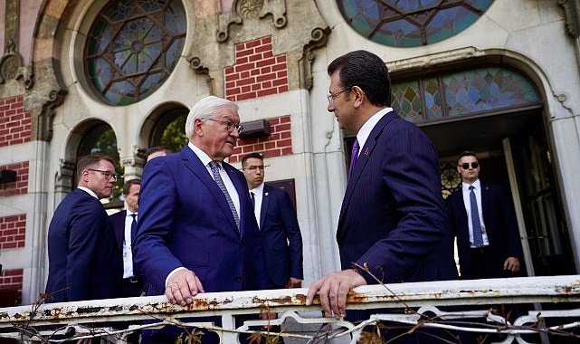 Ekrem İmamoğlu, Almanya Federal Cumhurbaşkanı DR. Frank-Walter Steinmeier’i Sirkeci Garı’nda Karşıladı