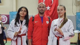 Foça Belediyespor Kulübü, Taekwondo Yıldızlar İzmir Vilayet Şampiyonası’nda bir altın ve iki bronz madalya ile kürsüye çıktı