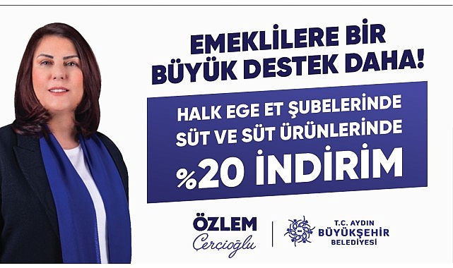 Hasret Çerçioğlu tarafından başlatılan ve şimdiye kadar Aydın’da yaşayan 150 bine yakın emeklinin yararlandığı “Emekli Kart” projesinin kapsamı genişletiliyor