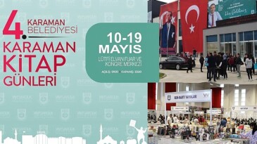 Karaman Belediyesi’nin klasik hale getirdiği Kitap Günleri başlıyor