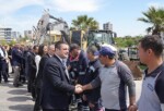 Lider Demir belediye işçileri ile bayramlaştı