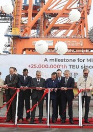 Mersin Milletlerarası Limanı 25 milyon TEU’nun üzerinde konteyner elleçleyerek yeni bir kilometre taşına ulaştı