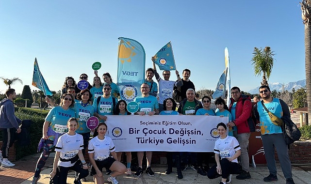 Runtalya Maratonu kapsamında başlatılan kampanyayla TEGV’de 415 çocuğa nitelikli eğitim takviyesi sağlandı