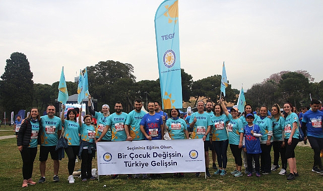 TEGV çocuklara nitelikli eğitim takviyesi için Maraton İzmir’de