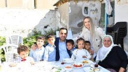 Yıldız’dan manalı bayram buluşmaları Çiğli Belediye Başkanı Onur Emrah Yıldız; “Bir çocuğun, bir annenin gülüşüdür bayram”