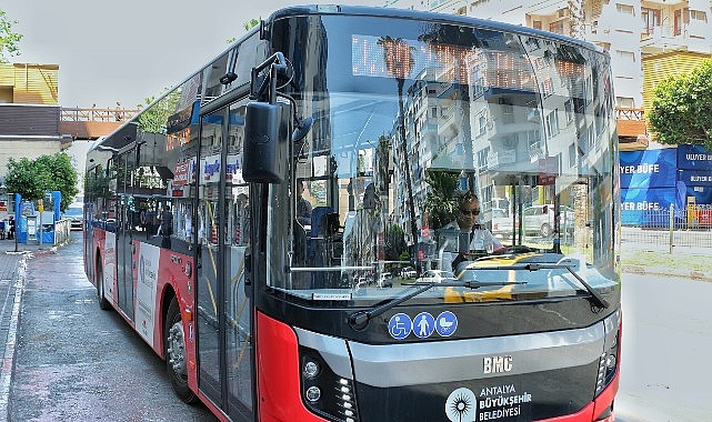 Antalya Büyükşehir’e ilişkin toplu ulaşım araçları 19 Mayıs’ta fiyatsız
