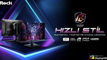 ASRock Yeni 180Hz Yenileme Suratına Sahip Monitörlerini Duyurdu!