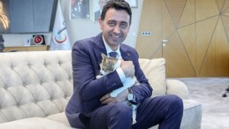 Bayraklı Belediye Başkanı İrfan Önal, yaralı kediye sahip çıktı ‘sahiplenme’ daveti yaptı
