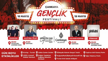 Çankaya Belediyesi, 19 Mayıs Atatürk’ü Anma, Gençlik ve Spor Bayramı’nı gençlerle birlikte büyük bir şenliğe çeviriyor