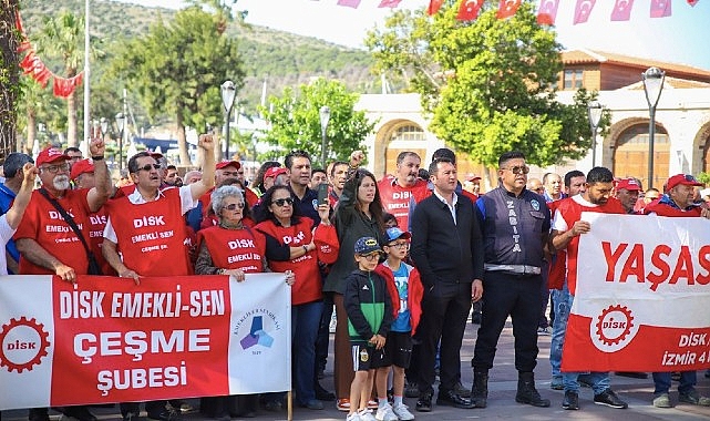 Çeşme’de 1 Mayıs coşkusu