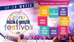 Çorlu Belediyesi tarafından bu yıl ikincisi düzenlenen 19 Mayıs Atatürk’ü Anma 2. Müzik ve Gençlik Şenliği Başlıyor