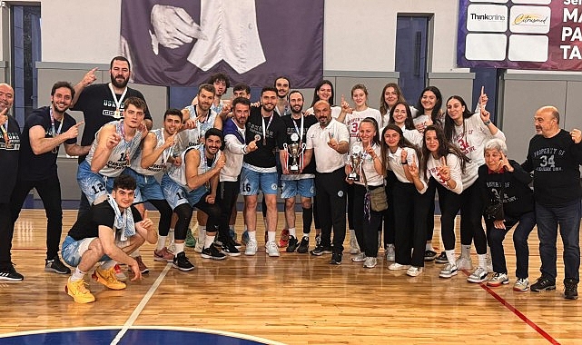 Erkek Basketbol Kadrosu Avrupa Şampiyonluğu’nu hedefliyor! Üsküdar Üniversitesi Erkek Basketbol takımı Süper Lig Şampiyonu oldu!