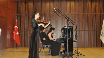 EÜ Konservatuarından “Keman-Piyano Resitali”