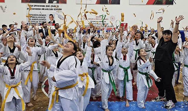 Gölcük Belediyespor bünyesindeki Taekwondo branşında 420 atlet, jenerasyon atlama sevinci yaşadı