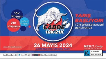 Kadıköy Belediyesi’nin düzenlediği Cadde 10K, Cadde 21K ve Çocuk Koşu Yarışları, 26 Mayıs Pazar günü Caddebostan Kıyısı’nda gerçekleştirilecek
