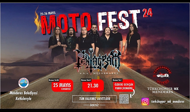 Menderes’te Motofest şenliğinde Pentagram sahne alacak