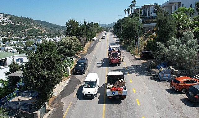 Muğla Büyükşehir Bodrum’un Yollarını İnançlı Hale Getiriyor