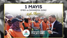 Nevşehir Belediye Başkanı Rasim Arı, memleketi ve ülkesi için alın teri döken, üreten ve canla-başla çalışan işçilerin 1 Mayıs Emek ve Dayanışma Günü’nü kutladı