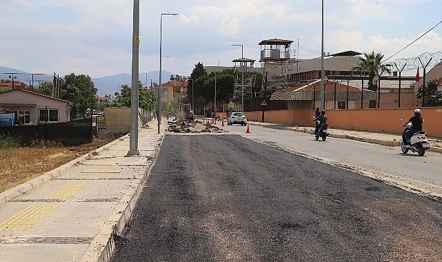 Ödemiş merkezde asfalt yama çalışmaları