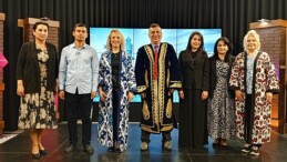 Özbekistan Devlet Sanat ve Kültür Enstitüsünden, EÜ Bağlantı Fakültesine ziyaret