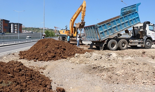 Yeşilova-Solaklar Kavşağı’nda etraf düzenlenmesi