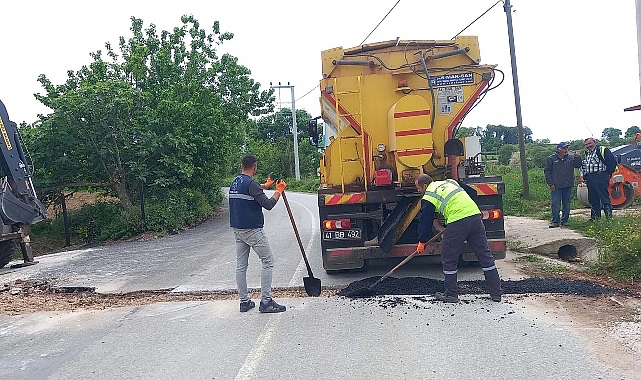 Yol Bakım Timi Kocaeli’nin her yerinde