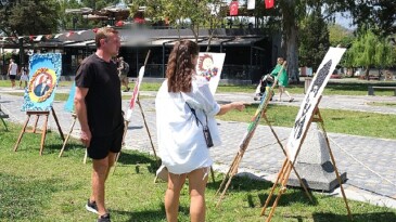 Anaokulu öğrencilerinden yıl sonu standı