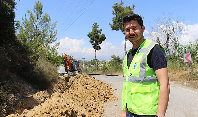 ASAT Manavgat Karaöz’de su borularını yeniliyor