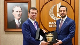 Ekrem İmamoğlu, Bağcılar Belediye Başkanı Abdullah Özdemir’e tebrik ziyaretinde bulundu