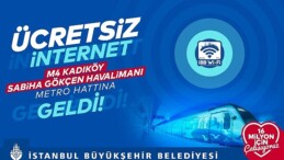 İBB’ye ilişkin M4 Kadıköy-Sabiha Gökçen Havalimanı Metro Sınırı’nda fiyatsız sınırsız internet İBB Wi-Fi hizmeti başladı
