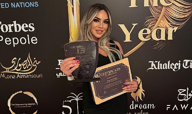 Ünlü Influencer’a Dubai’den Ödül