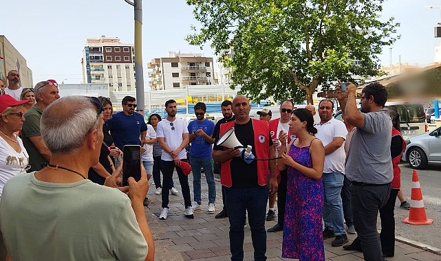 Çiğli Halk Temsilcileri Meclisi’nden işten atılan Çiğli Belediye emekçilerine ziyarete