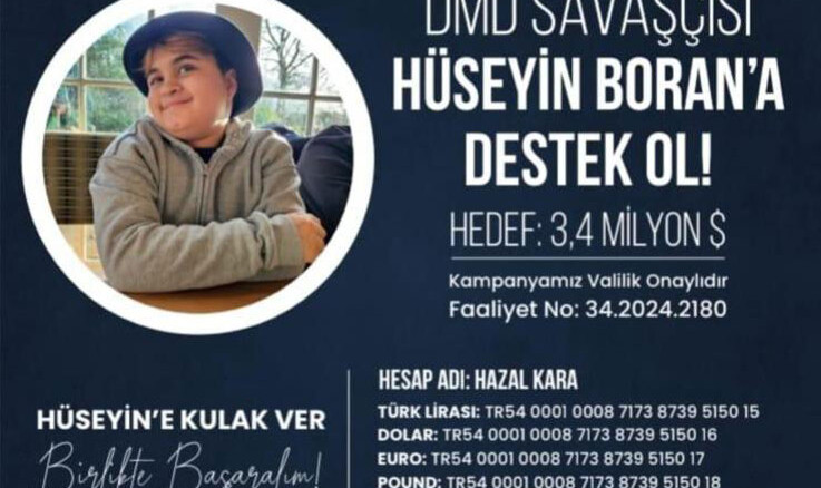 DMD hastası Boran’ın vakti kısıtlı!