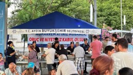 Aydın Büyükşehir Belediyesi her yıl düzenlediği muharrem ayı iftar programlarına bu yıl da devam ediyor