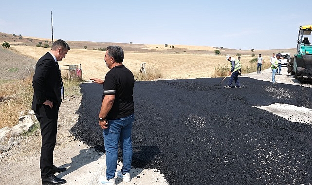 Başdeğirmen Yolu Asfaltlanıyor