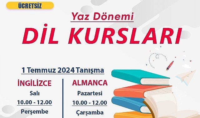 Bayanlar yaz devrinde lisan öğrenecek