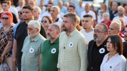 Buca’da Srebrenitsa için his dolu anma merasimi