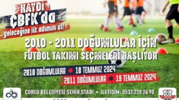 ÇBFK’dan Genç Yeteneklere Davet