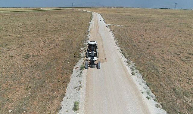 Çumra’da Yol Altyapı Çalışmalarında Ağır Mesai